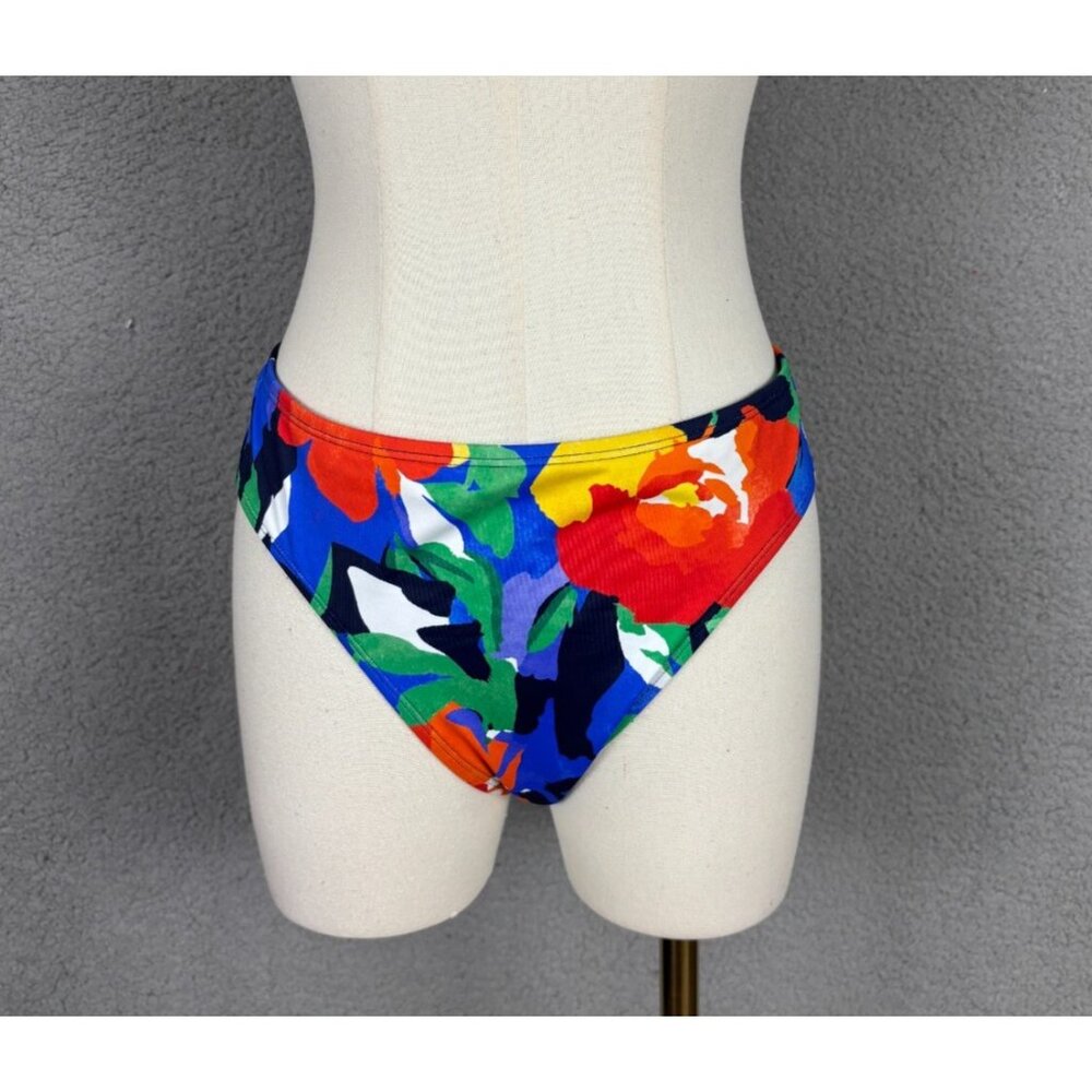 Lauren Ralph Lauren Women's Printed Hipster Bikini Bottom Multicolor 14 NWT's.